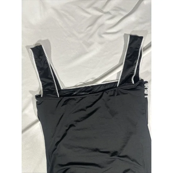 NWD $49‎ Princess Polly [ 4 US ] Square Neck Lace Keating Bodysuit Black #6996 - Picture 11 of 13